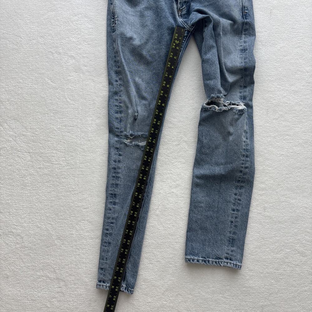 Citizens of Humanity C of H Women 24 Jeans Emerson Distressed Button Fly Relaxed - Picture 13 of 16